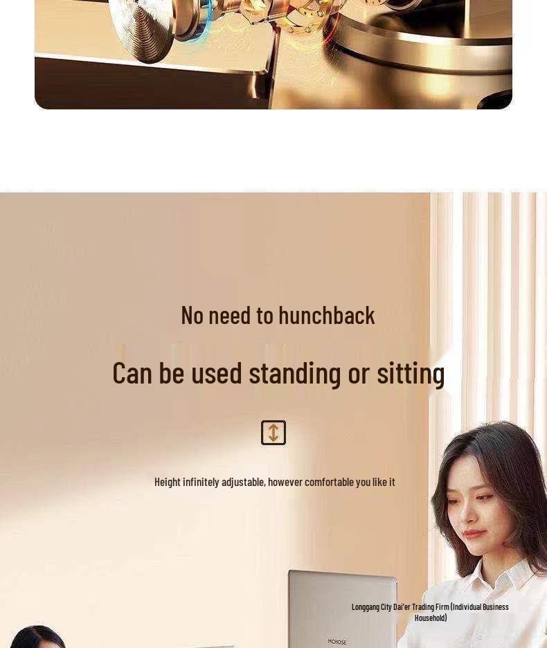 2025 Rotatable Laptop Stand: Adjustable Height, Cooling, and Desktop Extension