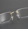CT0344O Unisex Rimless Stylish Pure Titanium Myopia Eyeglass Frame