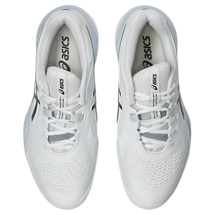 Asics GEL-Resolution X 2E Wide Bianco Nero Scarpe da Ginnastica Uomo 1041A487-100