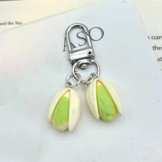 Nut-Shaped Resin Key Chain Handbag Key Pendant Bag Car Compact Size Keyring Portable Accessory