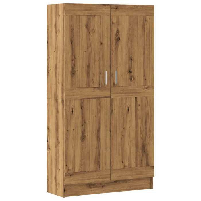 VidaXL Bibliothèque chêne artisanal 82,5x30,5x150 cm bois d'ingénierie, étagère, caisse de livre, support à livres, armoire 3345216