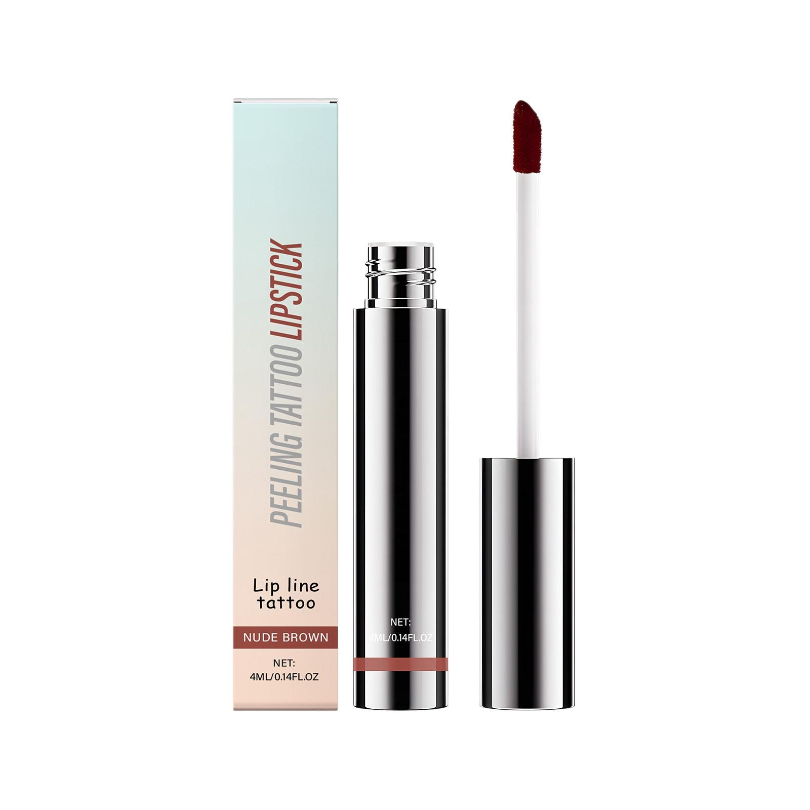 

Color Holding Tear Off Lip Gloss, Non Stick Cup Lip Gloss, Daily Party Lip Gloss, Smooth Application Without Clumping.4ML One Size