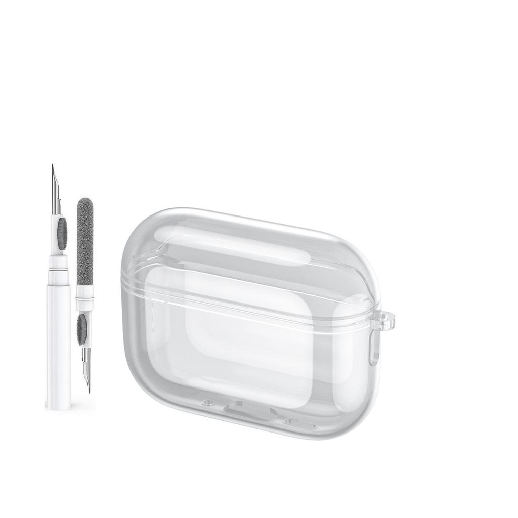 Transparent Case for AirPods Pro 3 Case Cover Accessories with Cleaning Kit Shockproof Protective Cover for Airpods Pro 3 Case