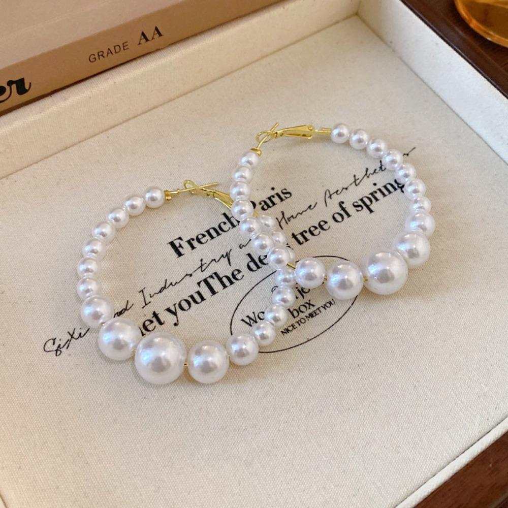 Irregular Cross Pearl Collar Versatile High Sense Fashion Clavicle Chain French Vintage Light Luxury Necklace Women