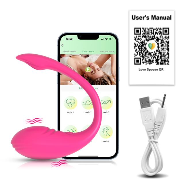 Wireless Bluetooth Vibrator Dildo G Spot Massager For Women APP Remote Control  Vibrating Egg Female Panties Sex Toys For Adults