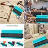 Contour Gauge Profile Tool for Measuring - Irregular Shape Duplicator Outline Tool for Carpenter, Wood Working, Scribing