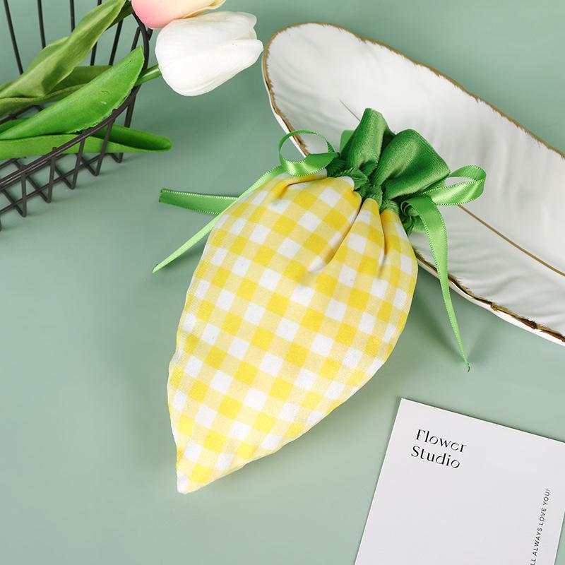 Velvet Easter Bunny Rabbits Bags Cute Bunny Gift Packing Bags Dropshipping Rabbit Chocolate Candy Bags Wedding Birthday Party