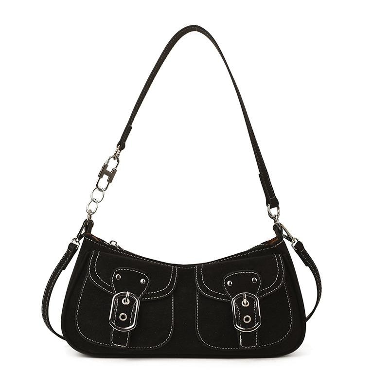 Retro Western Style Shoulder Crossbody Bag 2026 Early Spring New Item Niche Design Fashiable Baguette Bag Korean Bag for Women