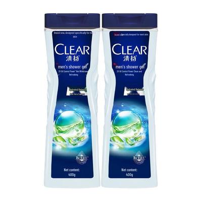 Clear Men's Shower Gel Duo Pack