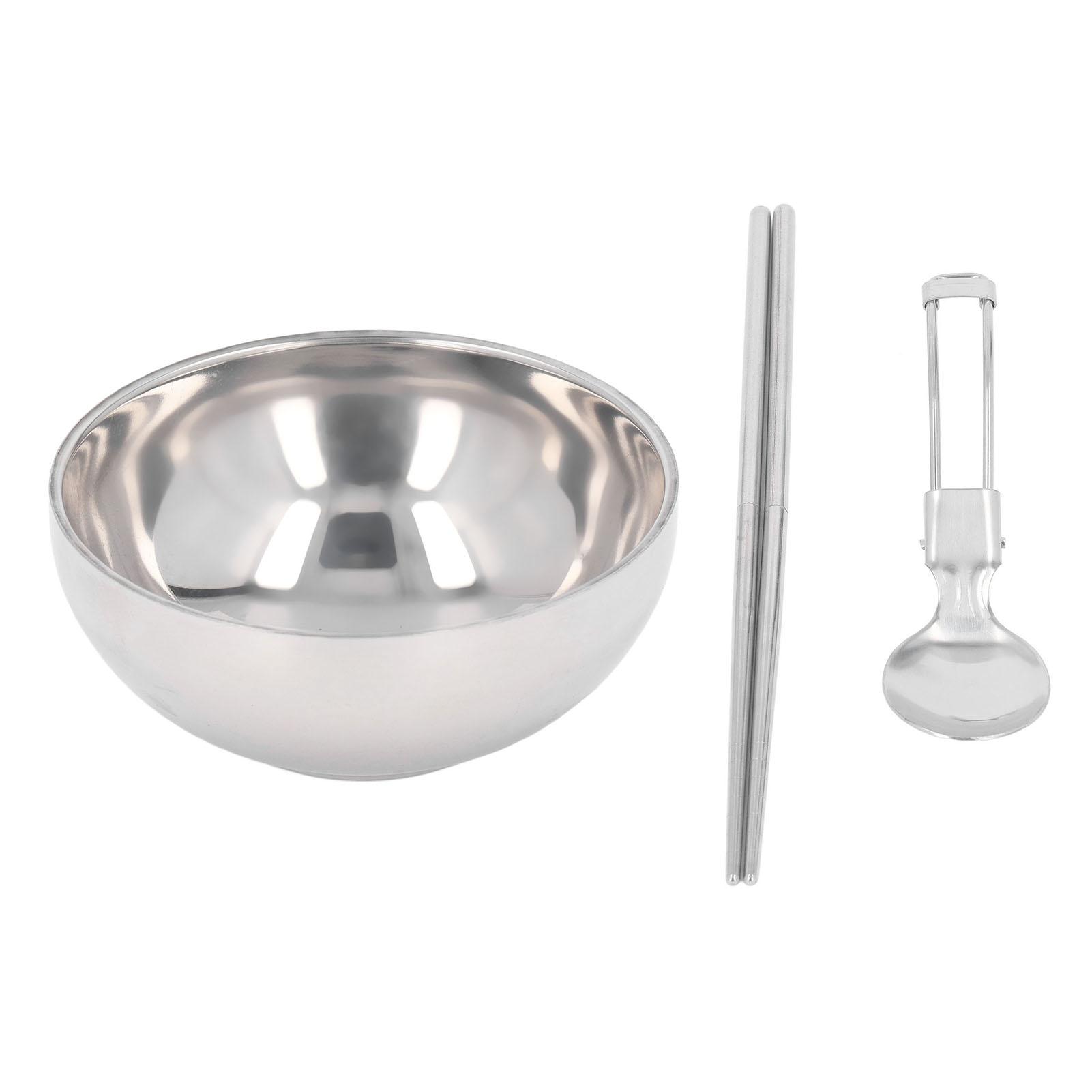 Single Cutlery Set Resuable Portable Stainless Steel Cutlery Set for Travel Picnic Camping Or Office Daily Use