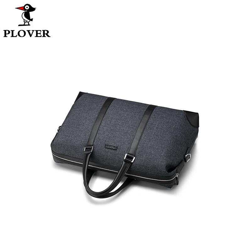 PLOVER Men's Large Capacity Canvas Briefcase
