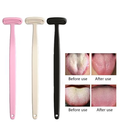 Tongue Scraper Cleaners Reusable Oral Health Cleaning Brush Hygiene Care Toothbrush Mouth Fresh Breath Scraping