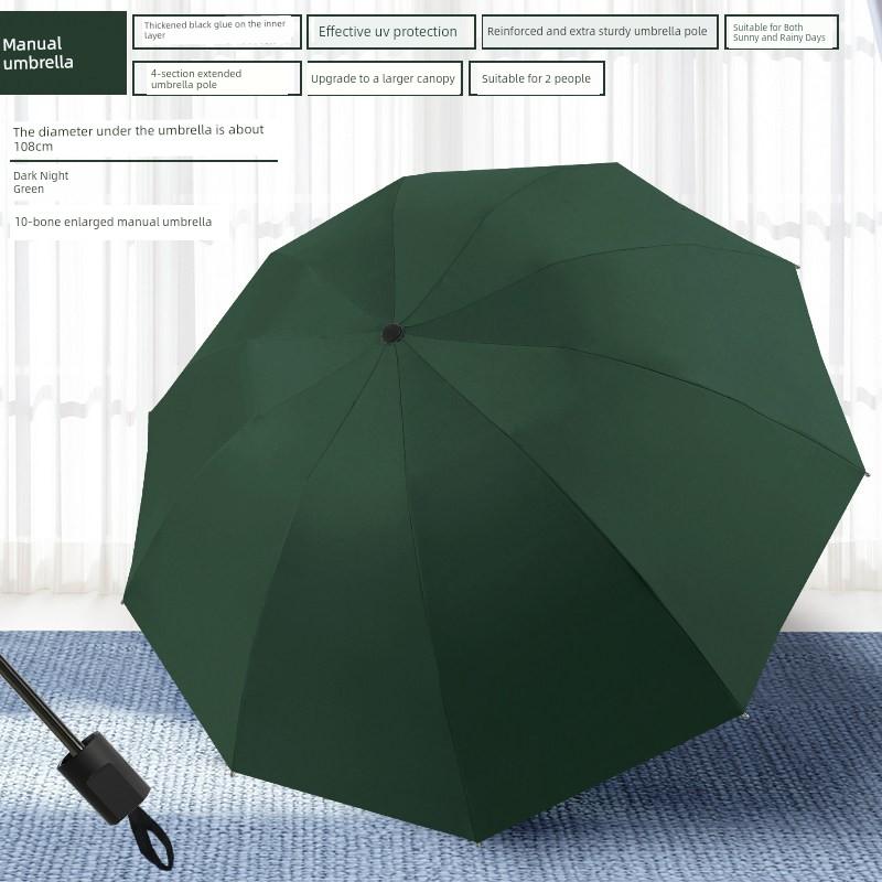 Umbrella, Sun Umbrella, Sun Protection, Uv Protection, Sunshade Umbrella for Women, Dual-Use for Sun and Rain, Manual Folding Umbrella, Large Size