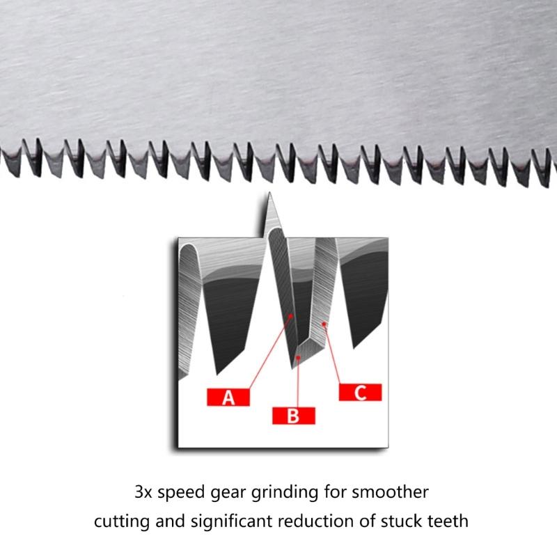 Japanese Hand Saw 6 Inch Double Edged Sided Pull Saw Ryoba SK5 Flexible Flush Cut Wood Saw