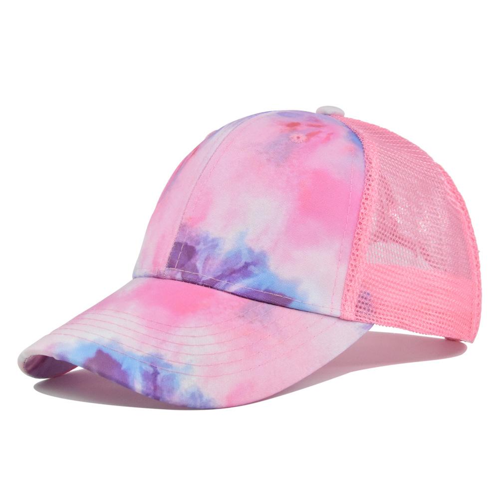 High Quality Batik Dyeing Baseball Cap For Men Women Mesh Breathable Sun Protection Adjustable Outdoor Sports Beach Travel Hat