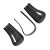 3Pcs Gear Shift Knob Cover Trim Protective Carbon Fiber Gear Shifter Cap Cover Interior Accessories