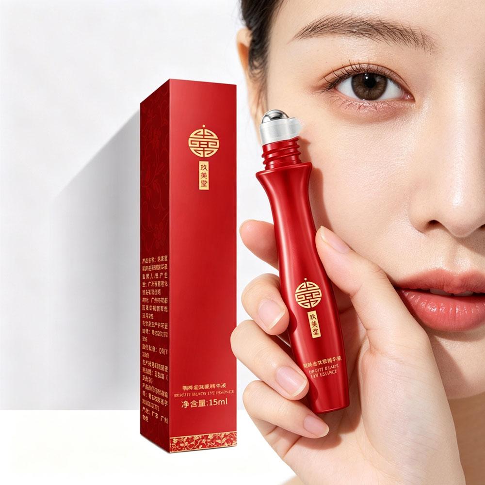 Anti- Wrinkle Eye Cream with Roller Ball Quick Drying Hydrating Hyaluronic Acid Refreshing Eye Serum Fades Fine Line