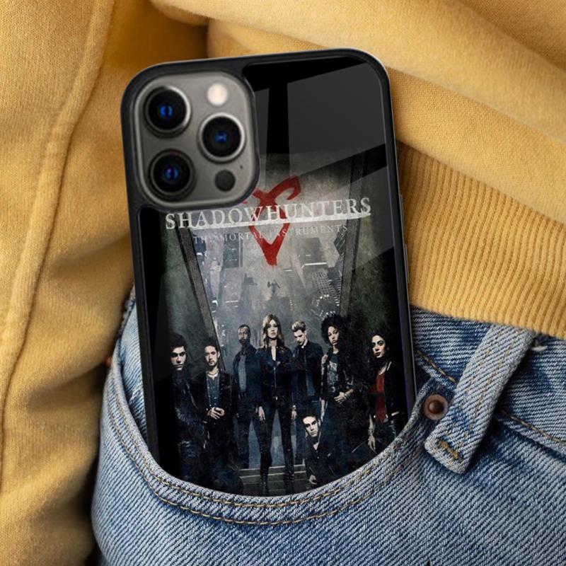 Shadowhunters Magnetic Soft Phone Case for iPhone 16 Promax 15 Pro 13 14 Plus 11 12 Mini MagSafe Coque