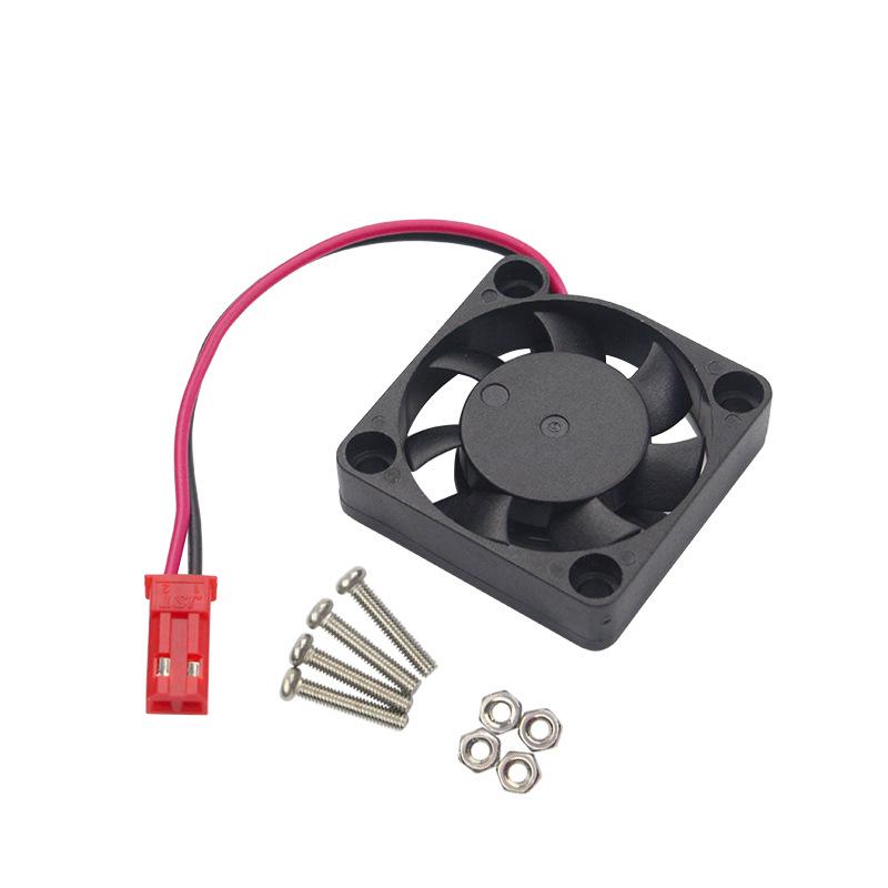 Mini Cooling Fan with Screws for Raspberry Pi/Orange Pi, 5V/3V, 30x30x7mm