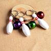 New Design Bowling metal Keychain Car Key Chain Key Ring Sports Keyring pendant For Man Women Gift #1-17164