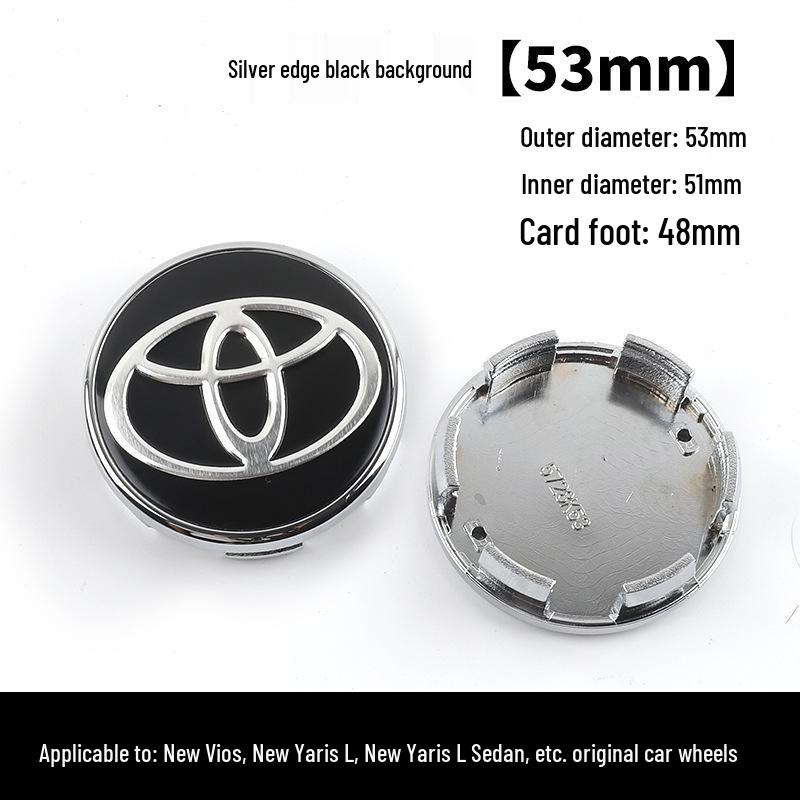Enjoliveurs de roue compatibles pour Toyota: Corolla, Highlander, Camry, Yaris, Reiz, RAV4, Vios