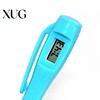 Roller Ball Pen Digital Watch Lightweight Clip Design Plastic Electronic Clock for Writing Color Ballpoint