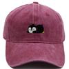 Embroidered Penguin Washed Cotton Baseball Caps Outdoor Women Adjustable Trucker Cap Fashion Men Sunscreen Snapback Peaked Hat
