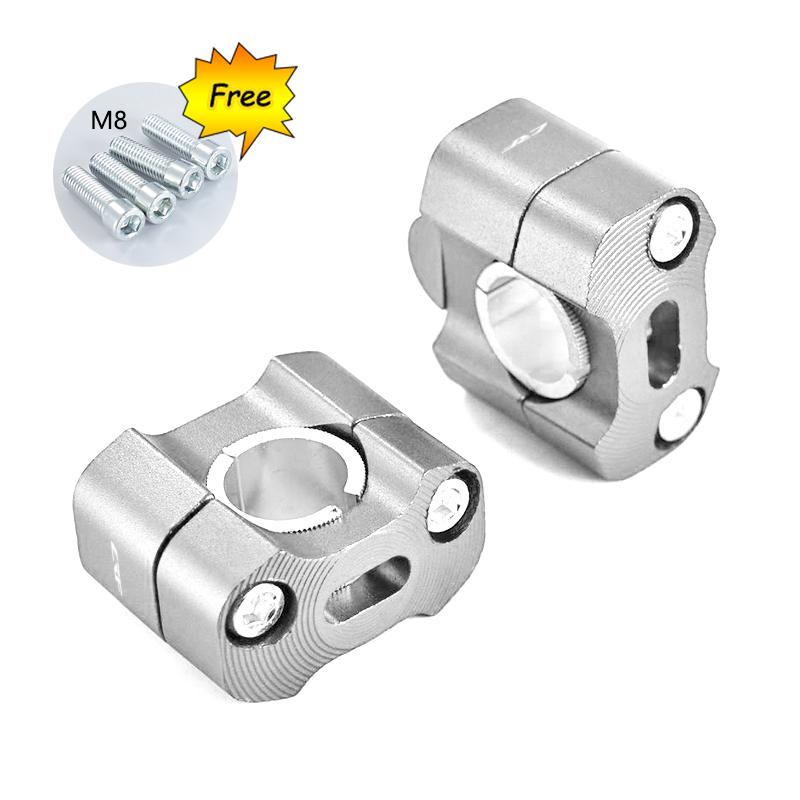 

Для HONDA CRF300L CRF250L CRF 230 450L CRF250F 250 450 R/X 150 300L CNC 22 мм 28 мм адаптер для подъема руля внедорожный мотоцикл серебряный