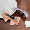 Trendy Rhinestone Bow Knot Acetate Hair Clip High-end Hair Accessory For Women