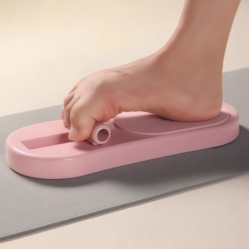Useful Plastic Foot Arch Trainer Anti Slip Design Flexibility Training Toe Stretcher Single Leg Flat Foot Corrector Yoga Fitness розовый