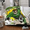 1 Stück Green Lantern Decke Leichte Flanelldecke für Sofa, Bett, Reisen, Camping, Wohnzimmer, Büro, Couch, Stuhl und Bett