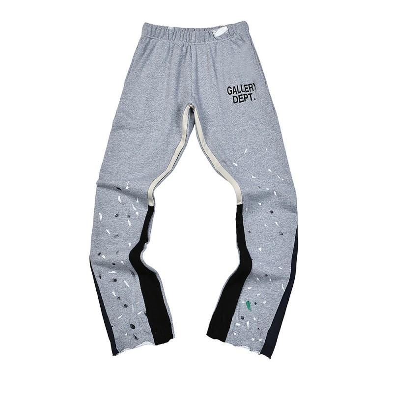 Dipartimento Galleria. Pantaloni a zampa Patchwork in Denim Unisex Jeans Casual Streetwear