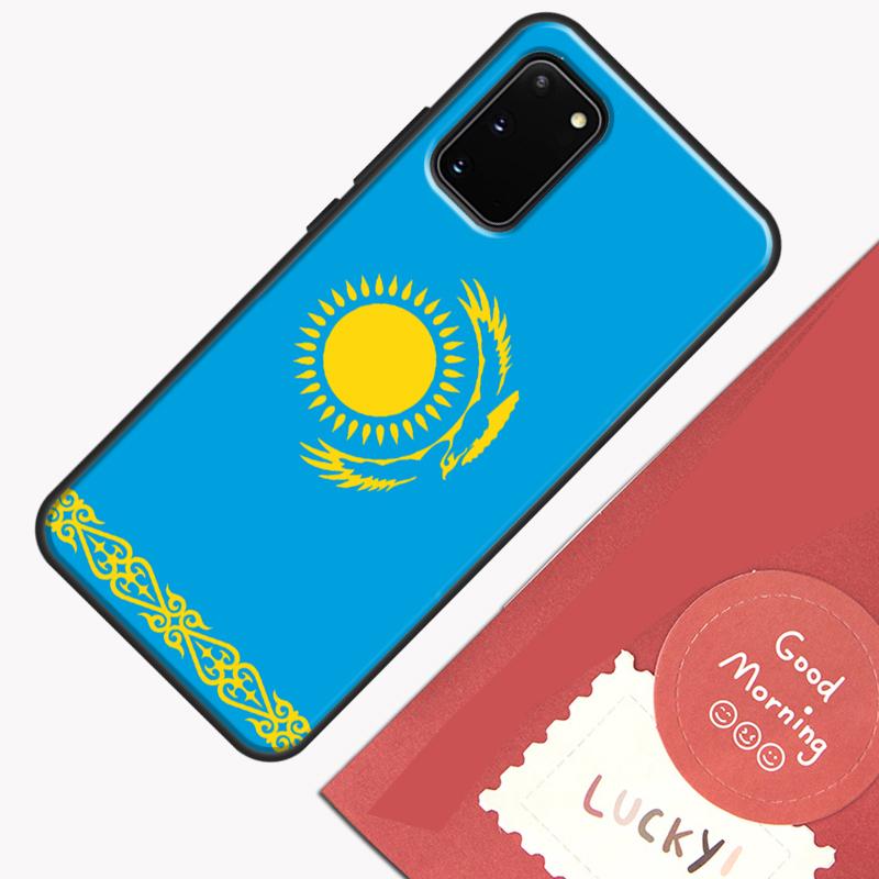 Kazakhstan Flag Phone Case For Samsung Galaxy S25 S26 Ultra S20 S21 S22 S23 S24 Plus S9 S10 S25 FE Cover Shell