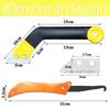 9-Piece Grouting Tool, Door And Window Floor Seam Glass Glue Cleaning Hook Knife, Seam Cleaner Seam Saw Knife Direct Sales