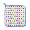 Qianxing Polka Dot Coral Fleece Cleaning Towels, 30-Pack