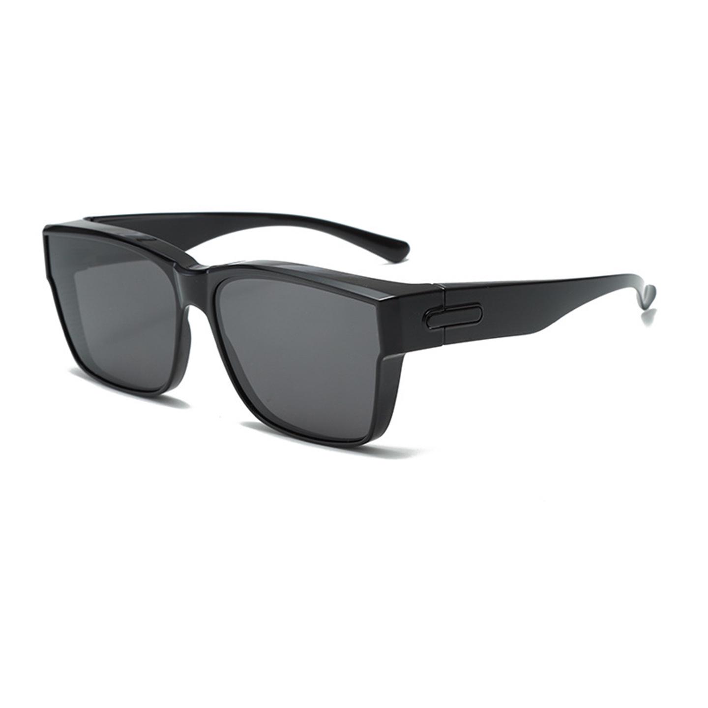 Unisex TR Frame Polarized Square Sunglasses with UV Protection - Stylish and High-End Design (Model 516)