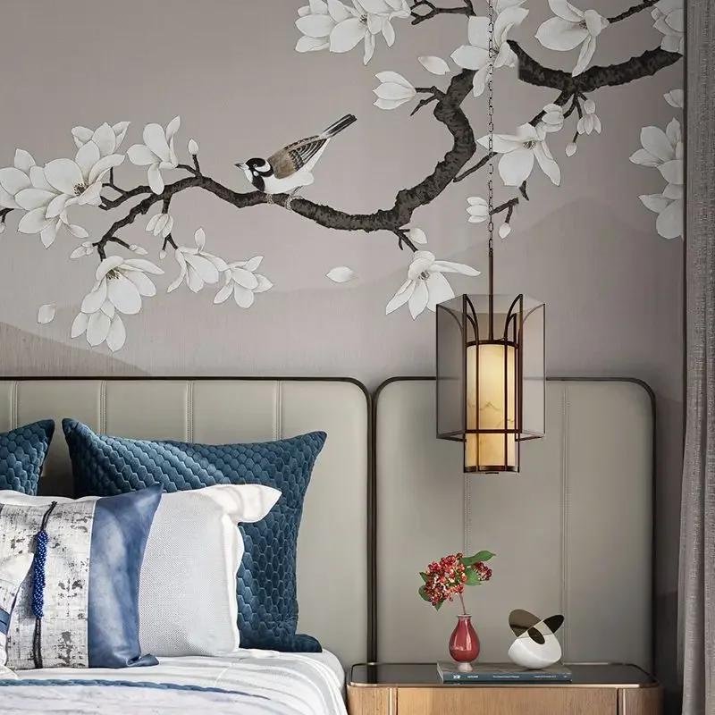 Light Luxury Creative Marble Glass Chandelier Home Living Room Corridor Decorative Lighting Fixtures Dining Room Hanging Lamp