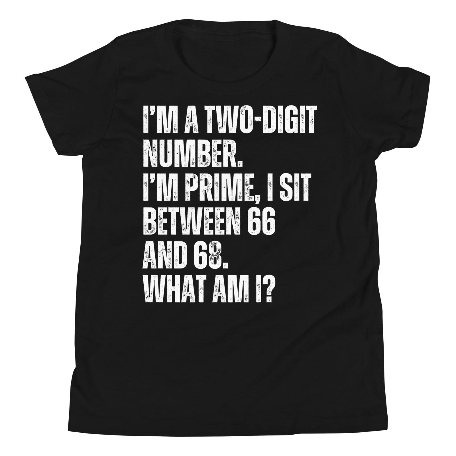 Funny Riddle Wordplay Six Seven 6 7 Meme Gen Slang School Youth T-Shirt 140