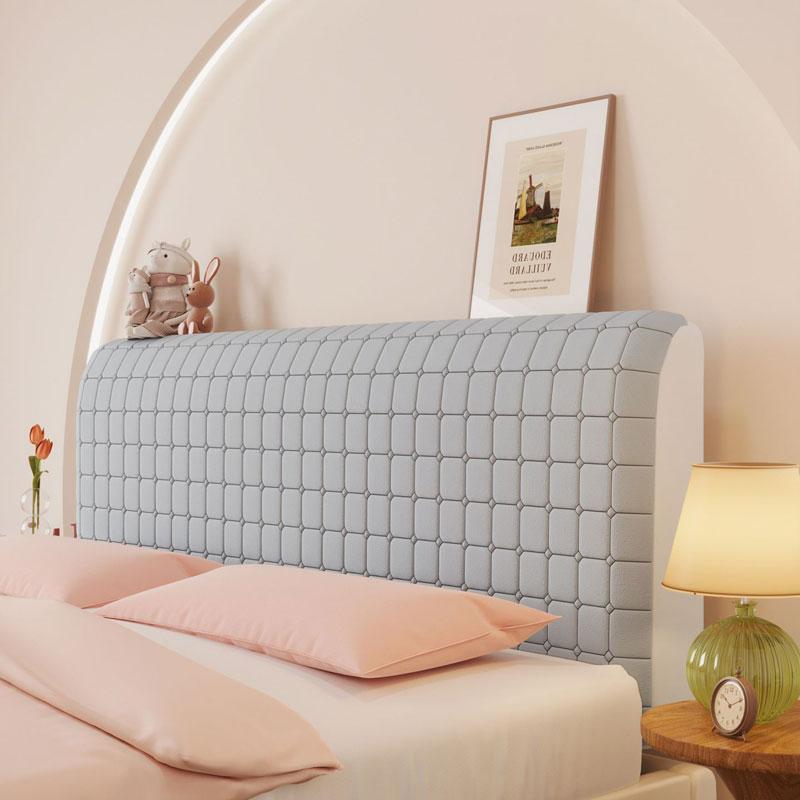 Headboard Cover Queen Size, Stretch Velvet Head Board Slipcover, Dustproof Bed Head Cover For Upholstered Headboard