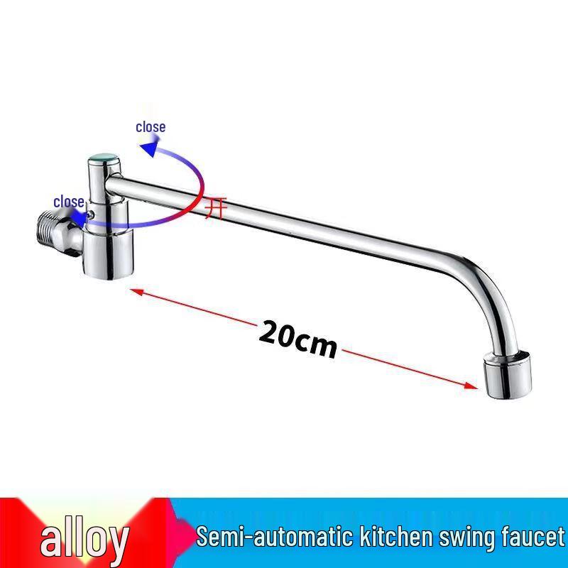 Huangchao Chef s Wall-Mounted Swivel Kitchen Faucet
