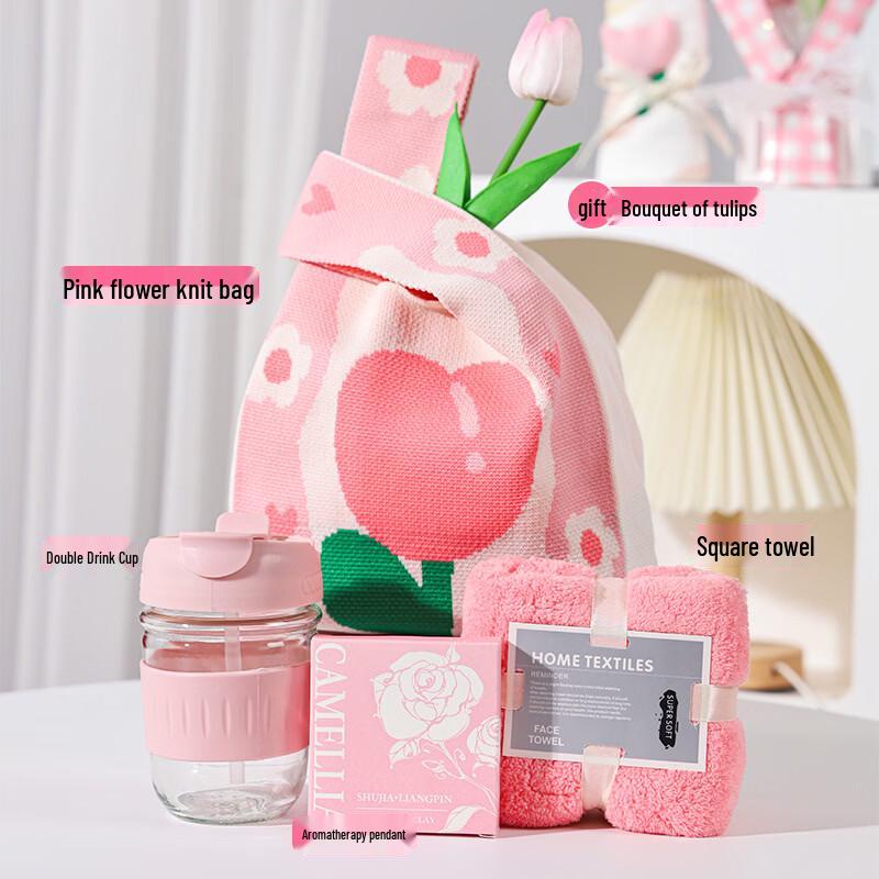 Elegant Glass Cup & Aromatherapy Gift Set