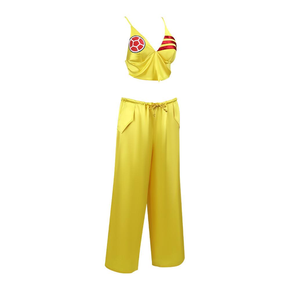 Shakira Global Football Cup Theme Cosplay Attire For Game Day Events And Fan Gatherings