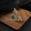 Chinese style retro literary dragonfly brooch Dongling jade cloisonne high-end temperament scarf pin niche accessories women