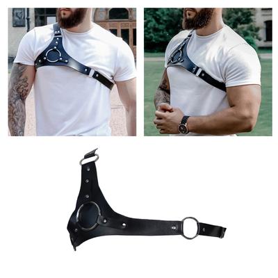 Sexy Bondage Schultergeschirr Gürtel Verstellbare Länge Mode Brustgurte Hosenträger Brustgurt für Erwachsene Unisex