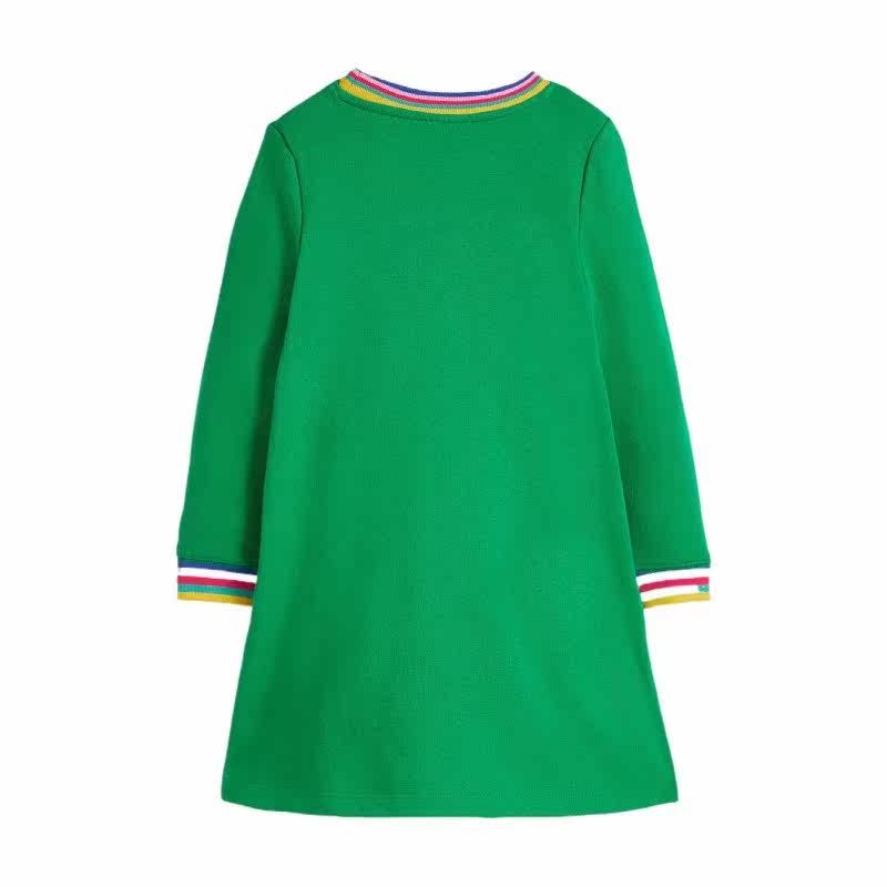 European and American Kitty Autumn Girls Medium and Large Children's Dresses
