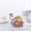 Decorative Multifunctional Pen Holder Cartoon Animal Ornaments Makeup Brush Holder  Desktop