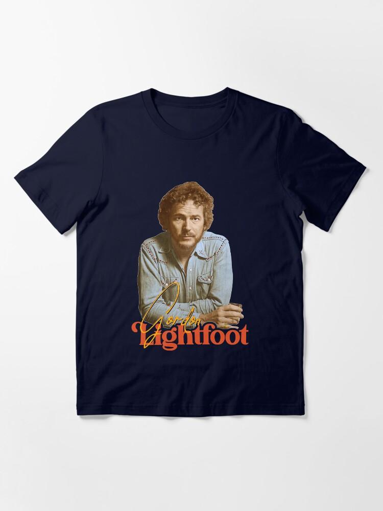 Gordon Lightfoot Day gift for gordon lightfoot retro folk rock icon gifts music fans Essential T-Shirt