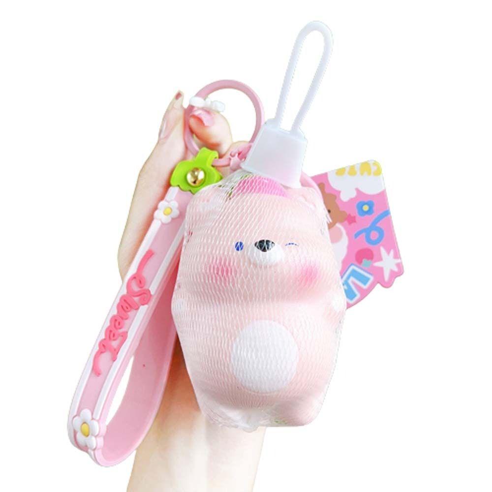 Cartoon Animals Bear PU Slow Rebound Squeeze Bear Fidget Keychain Bear Squeeze Toy  Children Toys