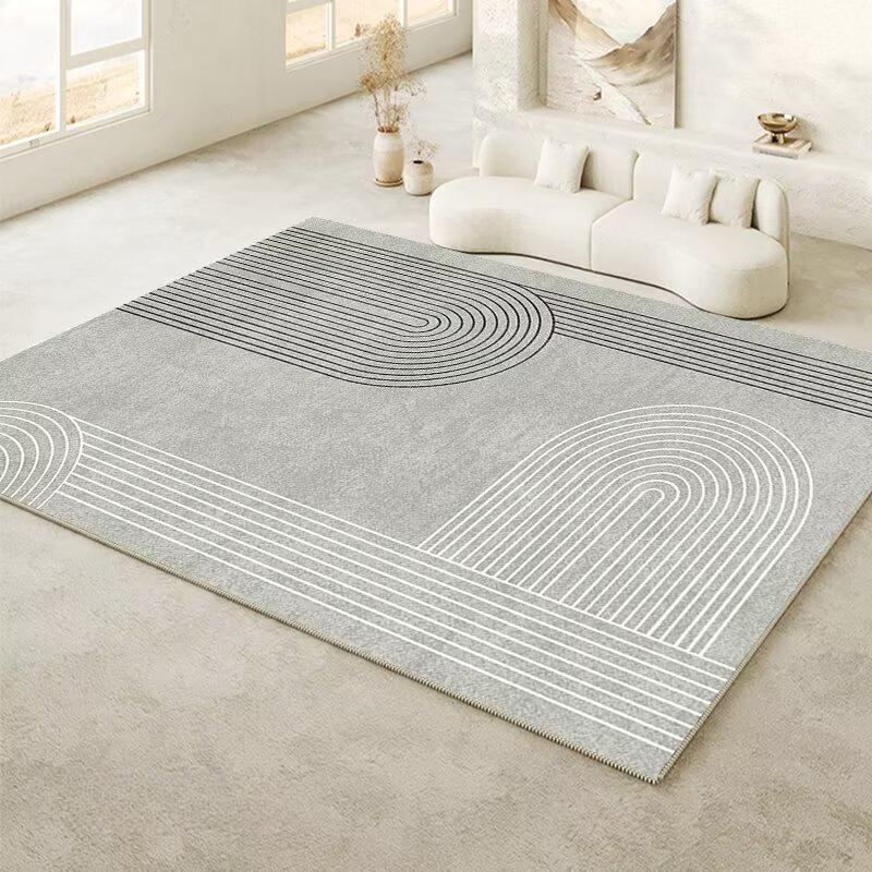 Simple Light Luxury Carpet Home Decorate Living Room Bedroom bedside Rugs Balcony non-slip customizable study Floor Mat washable
