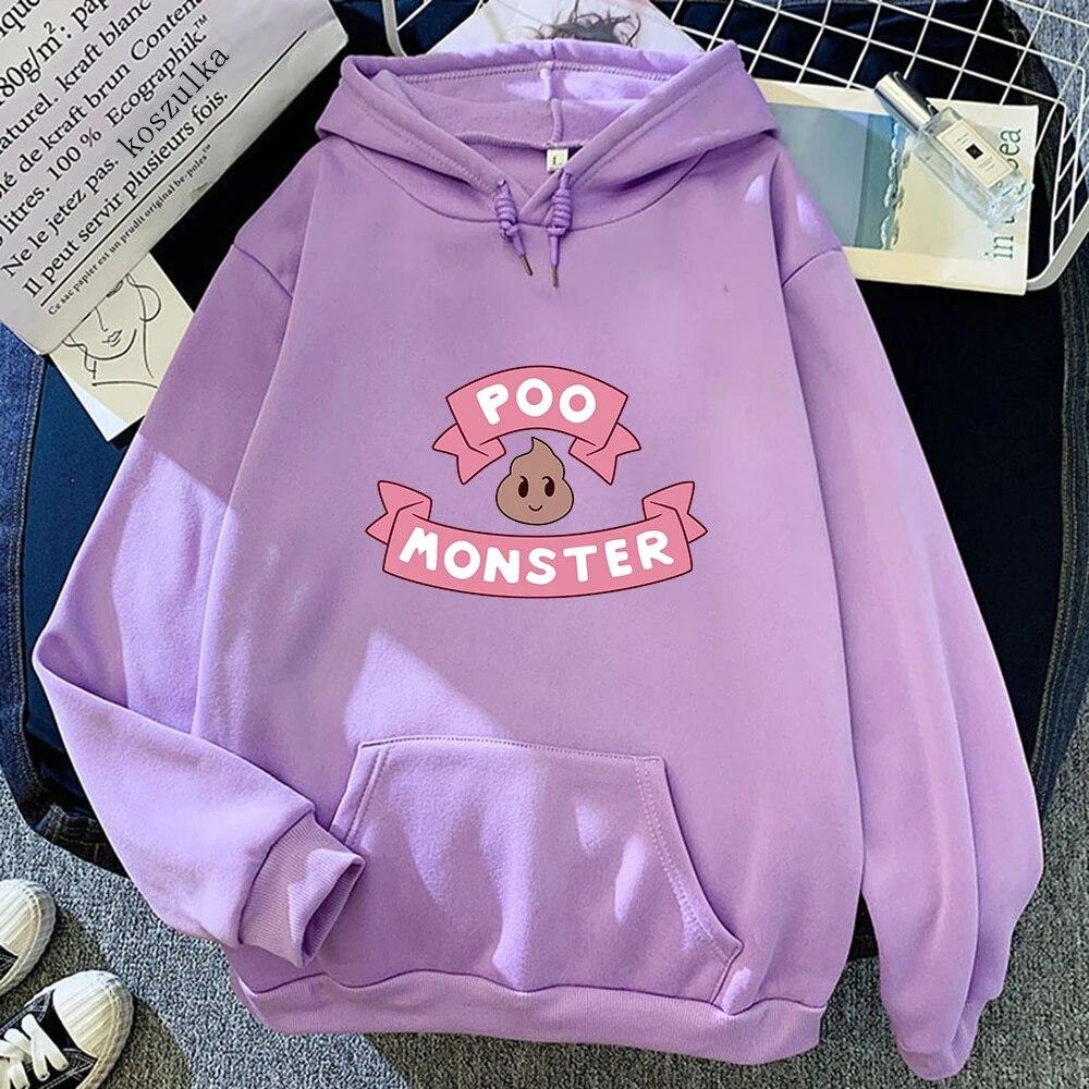 Anime Bee und Puppycat Poo Monster Hoodie Kawaii Winter Frauen Hoodies Frühling/Herbst Unisex Sweatshirt Vintage Harajuku Sudaderas Unisex